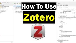 Zotero user guide