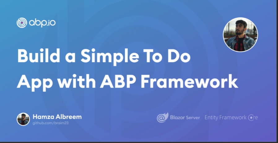 Build a Todo Web Application with ABP Framework